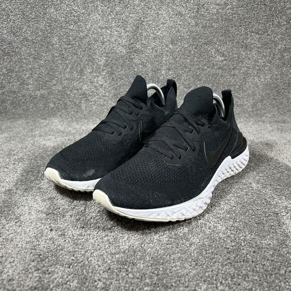 Nike Epic React Flyknit 2 BQ8928-002 Men’s Sz 11 Black White Running Shoes Used main image 8